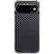 Black Carbon Fiber Specialty Texture Material Google Pixel 10 Clear Case